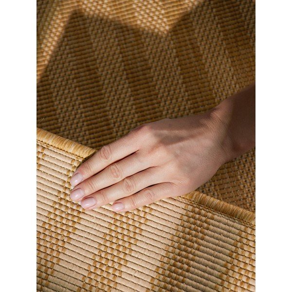 Okrovožltý/krémovobiely vnútorný a vonkajší koberec 160x230 cm Haringey Linley – Ted Baker-image-4