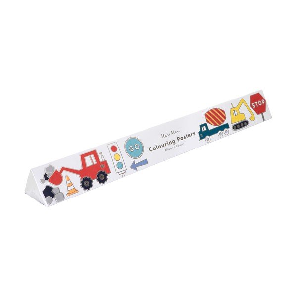 Omaľovánky Construction – Meri Meri-image-1