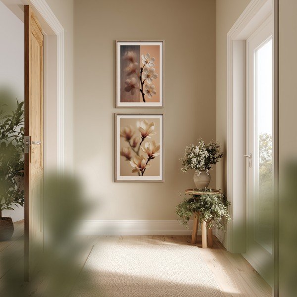Tlačený obraz s rámom 50x70 cm Soft Magnolia – Styler-image-2