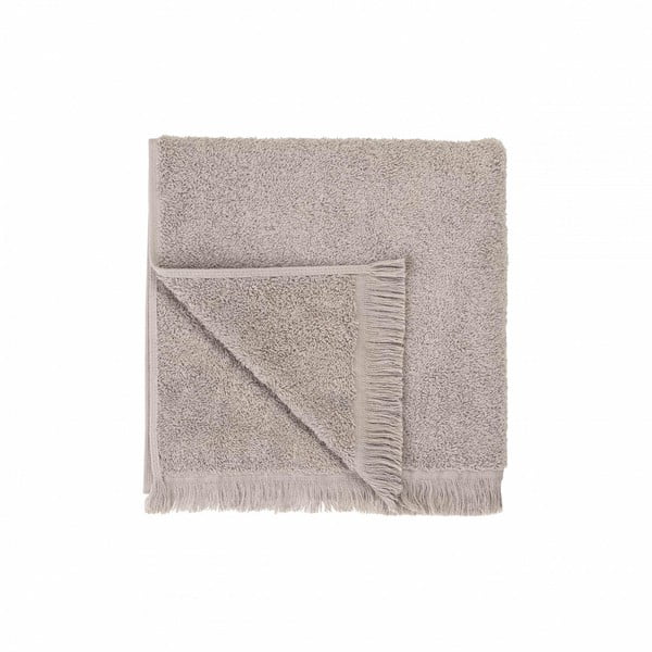 Sivý/hnedý bavlnený uterák 50x100 cm FRINO – Blomus