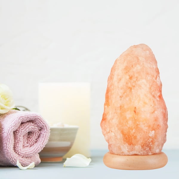 Oranžová soľná lampa, výška 26 cm Sally - LAMKUR-image-1