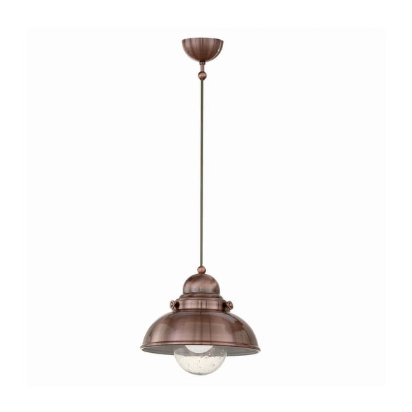 Závesné svetlo Crido Loft Copper, 29 cm