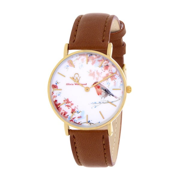 Dámske hodinky s remienkom v hnedej farbe Olivia Westwood Krosa