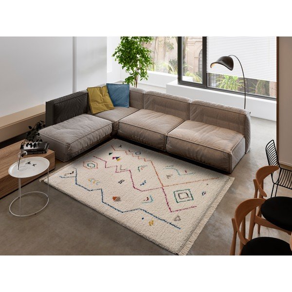 Krémovobiely koberec Universal Yveline, 120 x 170 cm-image-1