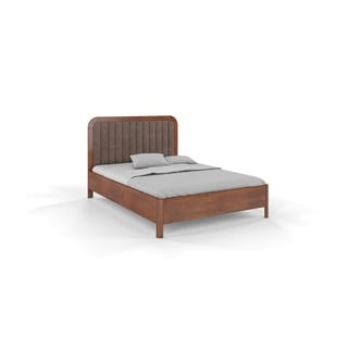 Karamelovohnedá dvojlôžková posteľ z bukového dreva Skandica Visby Modena, 180 x 200 cm