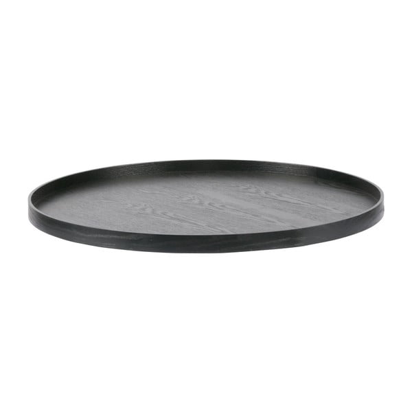 Čierny podnos WOOOD Mesa, Ø 60 cm-image-1