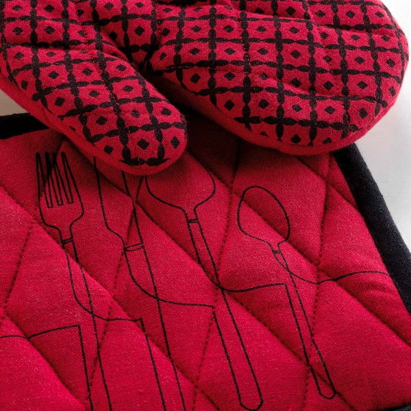 Chňapky z recyklovanej bavlny v súprave 2 ks Cuisiline – douceur d'intérieur-image-1