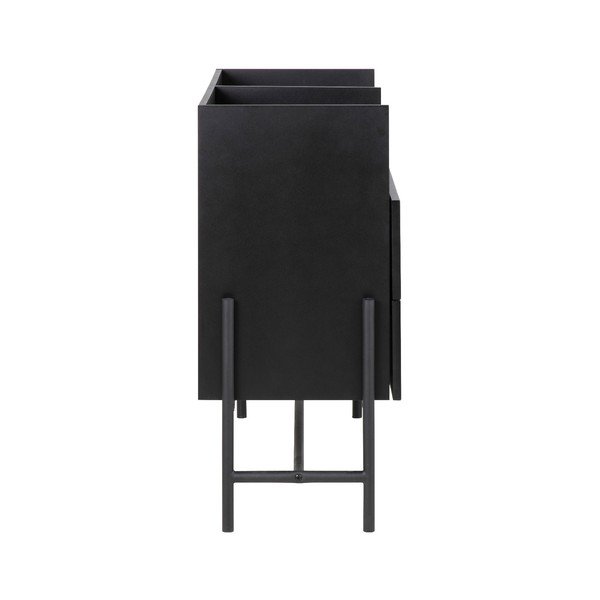 Čierna komoda Interstil Norse, výška 90 cm-image-1