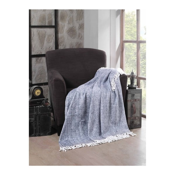 Sivá bavlnená deka Mignon, 130 x 170 cm
