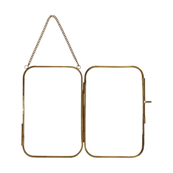 Kovový rámček na stenu v zlatej farbe 14x20 cm – Rex London-image-3