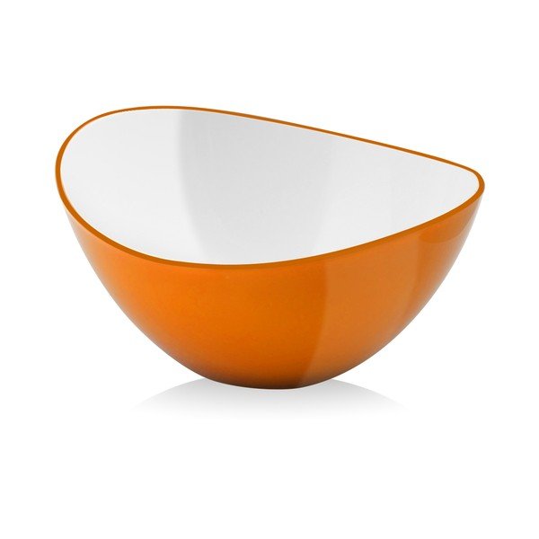 Oranžová šalátová misa Vialli Design, 16 cm