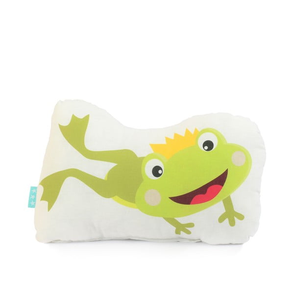 Bavlnený vankúšik Mr. Fox Happy Frogs, 40 × 30 cm