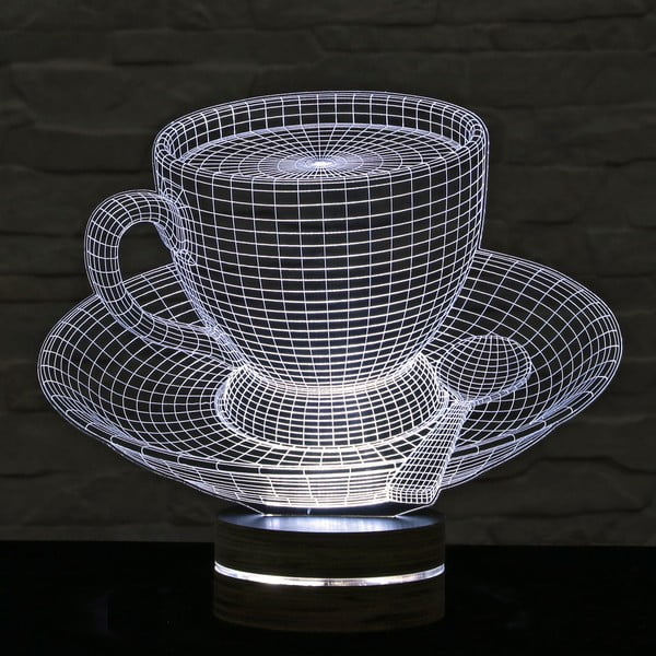 3D stolová lampa Cup of Tea