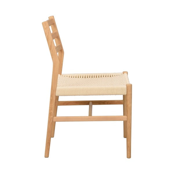 Jedálenská stolička v prírodnej farbe v súprave 2 ks Harlan – Rowico-image-4