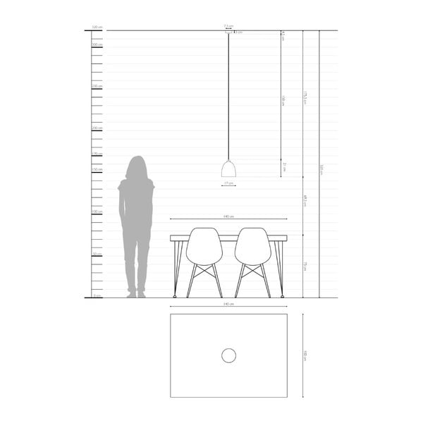 Stropné svietidlo v zlatej farbe s bielym káblom Sotto Luce Awa-image-4