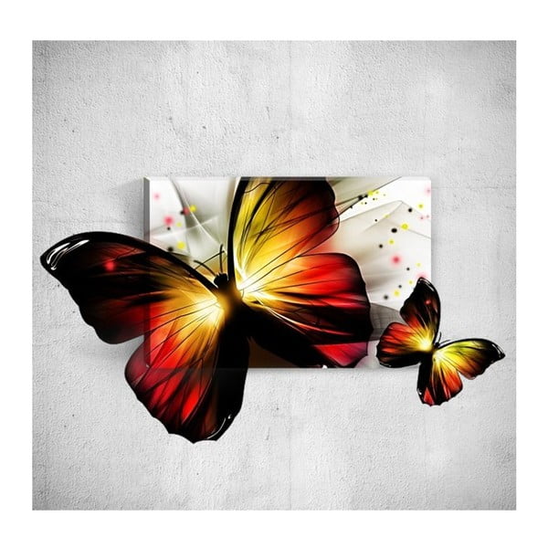 Nástenný 3D obraz Mosticx Butterfly, 40 × 60 cm