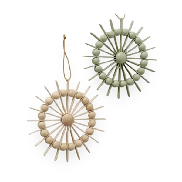 Súprava 2 závesných dekorácií Boltze Beads