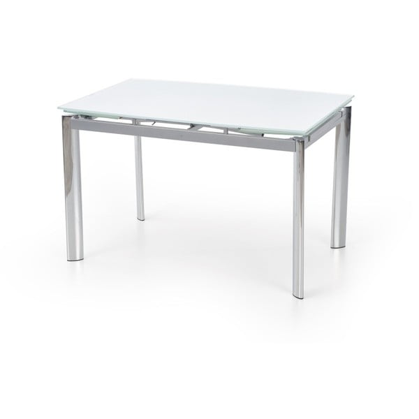 Rozkladací jedálenský stôl s bielou doskou Halmar Lambert, dĺžka 120 - 180 cm