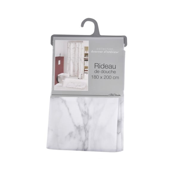 Sprchový záves 180x200 cm Marbre – douceur d'intérieur-image-1