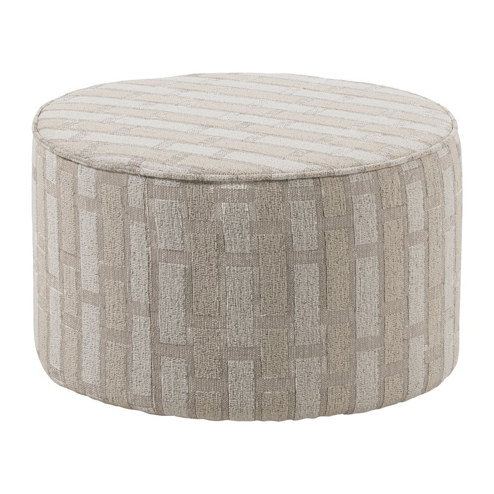 Béžový ženilkový taburet Sarli – WOOOD