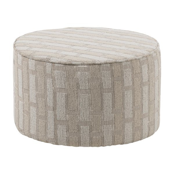 Béžový ženilkový taburet Sarli – WOOOD