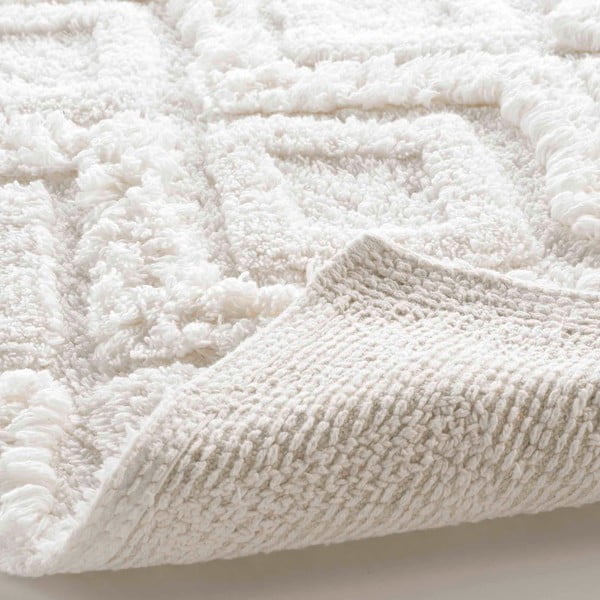 Biela kúpeľňová predložka 50x80 cm Ikatis – douceur d'intérieur-image-3