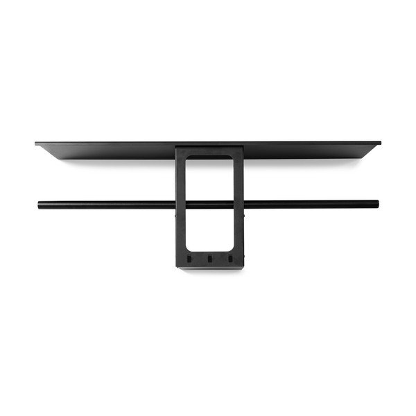 Čierny oceľový nástenný vešiak s poličkou 100 cm Luno Small – Spinder Design-image-3
