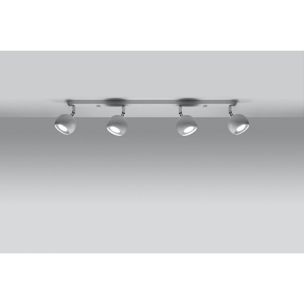 Biele stropné svietidlo Sollux Ollo, dĺžka 80 cm-image-2