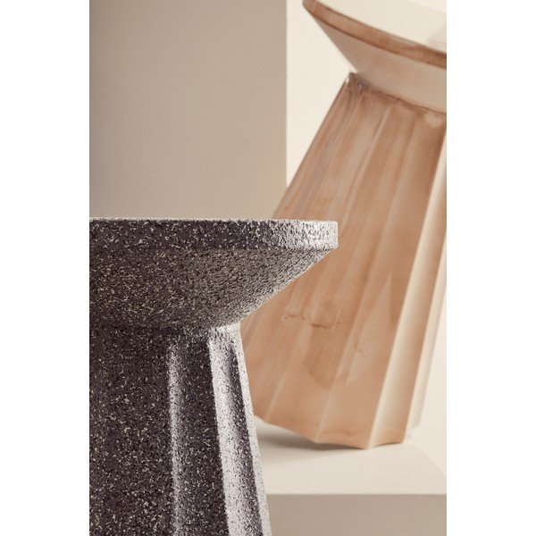 Sivý oceľový okrúhly konferenčný stolík ø 30 cm Adelya – Yes Everyday-image-3