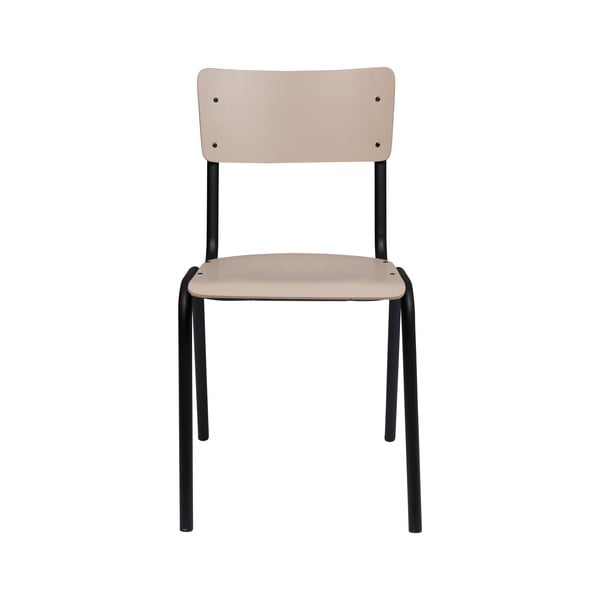 Béžové jedálenské stoličky v súprave 4 ks Back to school – Zuiver-image-3