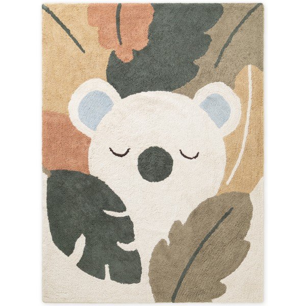 Krémovobiely prateľný/ručne tkaný bavlnený detský koberec 140x200 cm Snuggle Rio – Hanse Home