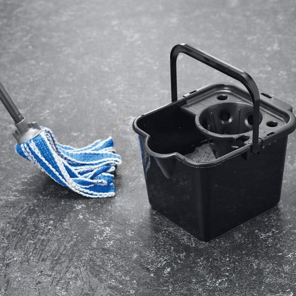 Sivé vedro na mop z recyklovaného plastu Addis Eco Range, 12 l-image-1