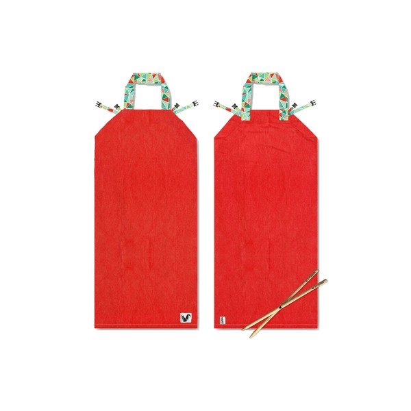 Skladacie plážové lehátko a osuška v jednom Sun Seat Tomato-image-3