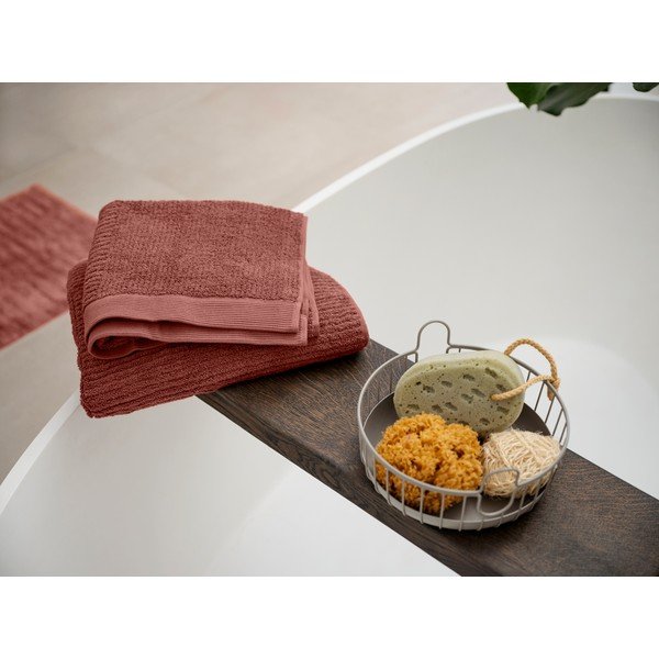 Froté bavlnený uterák v terakotovej farbe 50x70 cm Classic – Zone-image-3