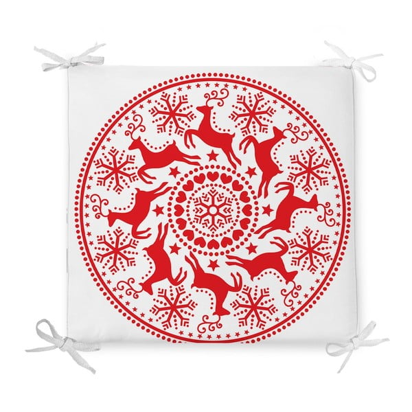 Vianočný sedák s prímesou bavlny Minimalist Cushion Covers Mandala, 42 x 42 cm