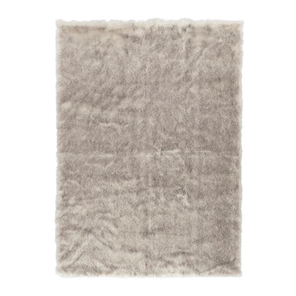 Sivohnedý koberec z umelej kožušiny Mint Rugs, 280 × 180 cm
