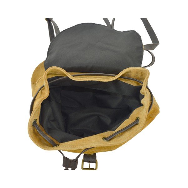 Koňakovohnedý kožený batoh Chicca Borse Inna-image-3