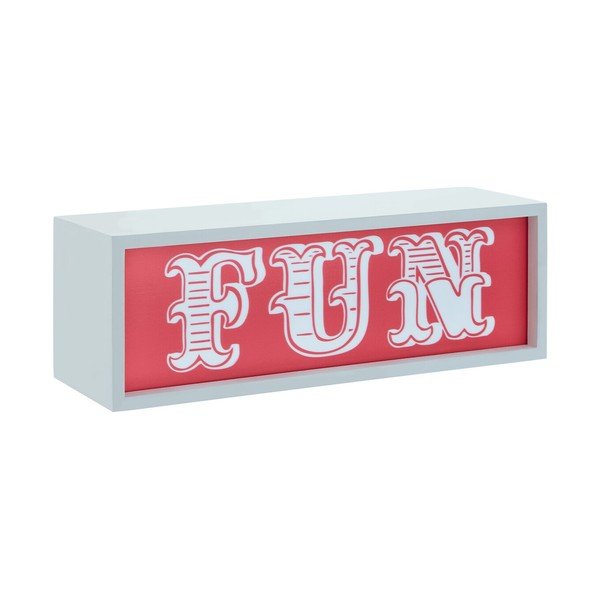 Červená svetelná dekorácia na baterky Fun – Premier Housewares