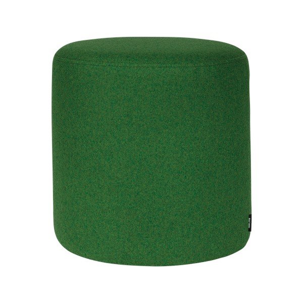Zelený vlnený taburet Folk – noo.ma