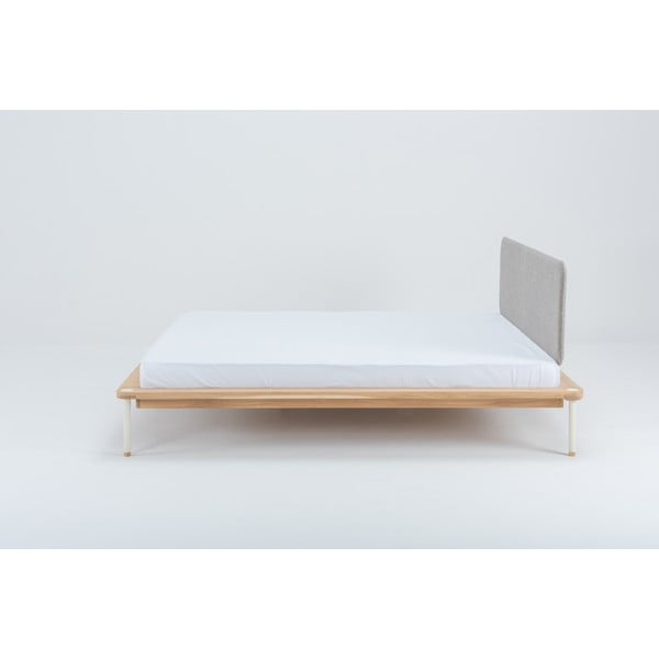 Dvojlôžková posteľ z dubového dreva Gazzda Fina, 140 x 200 cm-image-4