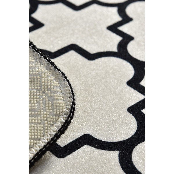 Čierna/béžová kúpeľňová predložka 40x60 cm Kupa – Foutastic-image-2