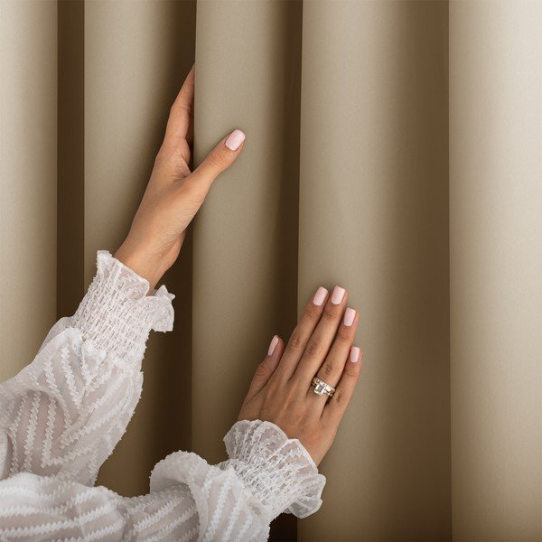 Béžový dimout záves 140x270 cm Carli – Restilo-image-2