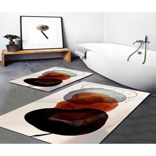 Kúpeľňové predložky v súprave 2 ks 60x100 cm Art Post Modern – Mila Home-image-1