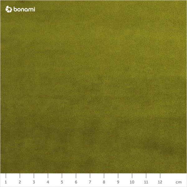 Zelená zamatová rohová pohovka s čiernymi nohami Kooko Home Lento, ľavý roh-image-1