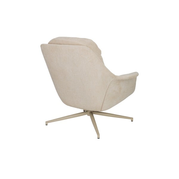 Béžové otočné relaxačné kreslo Philly – Zuiver-image-4