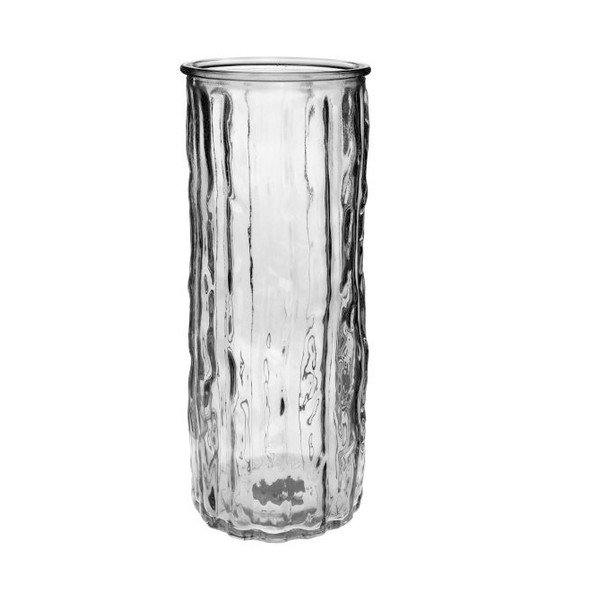 Svetlomodrá sklenená váza (výška  25 cm) – Dakls