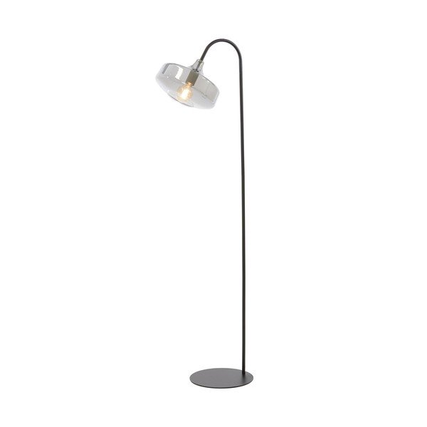 Čierna stojacia lampa (výška  160 cm) Solna – Light & Living-image-1