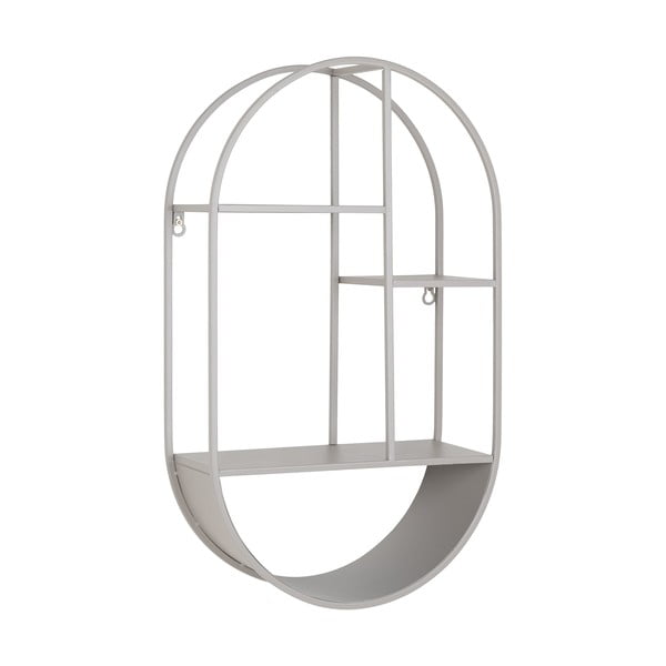 Svetlosivá poschodová kovová polica 35 cm Feira – House Nordic-image-1