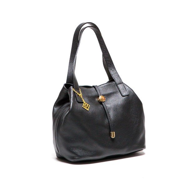 Kožená kabelka Tote 1116 Nero-image-2