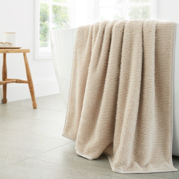 Béžová bavlnená osuška 70x127 cm Soft Zero Twist Spa Towel – Bianca-image-1